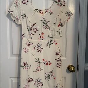 NWT Old Navy Floral Print Cream Dress
